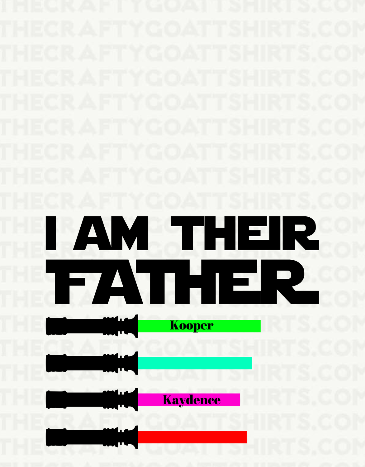 I am father-custom names