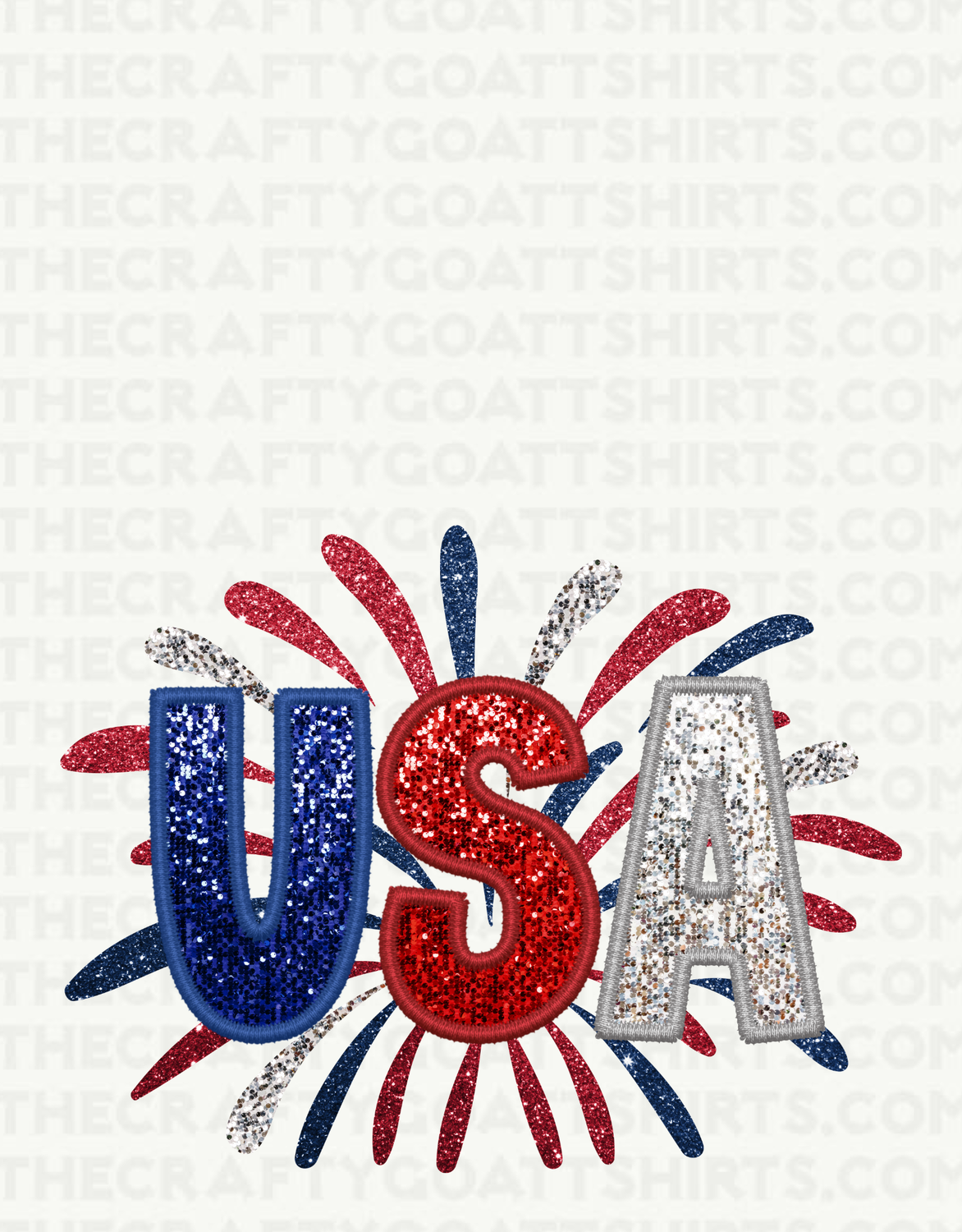 USA Glitter Burst