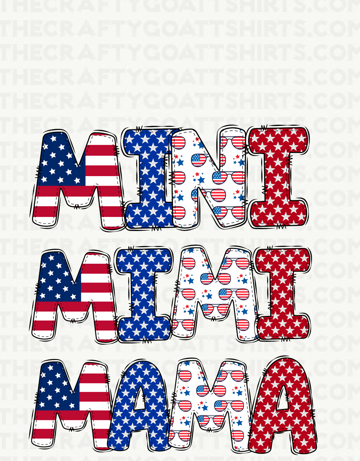 Mama Mimi Mini Patriotic