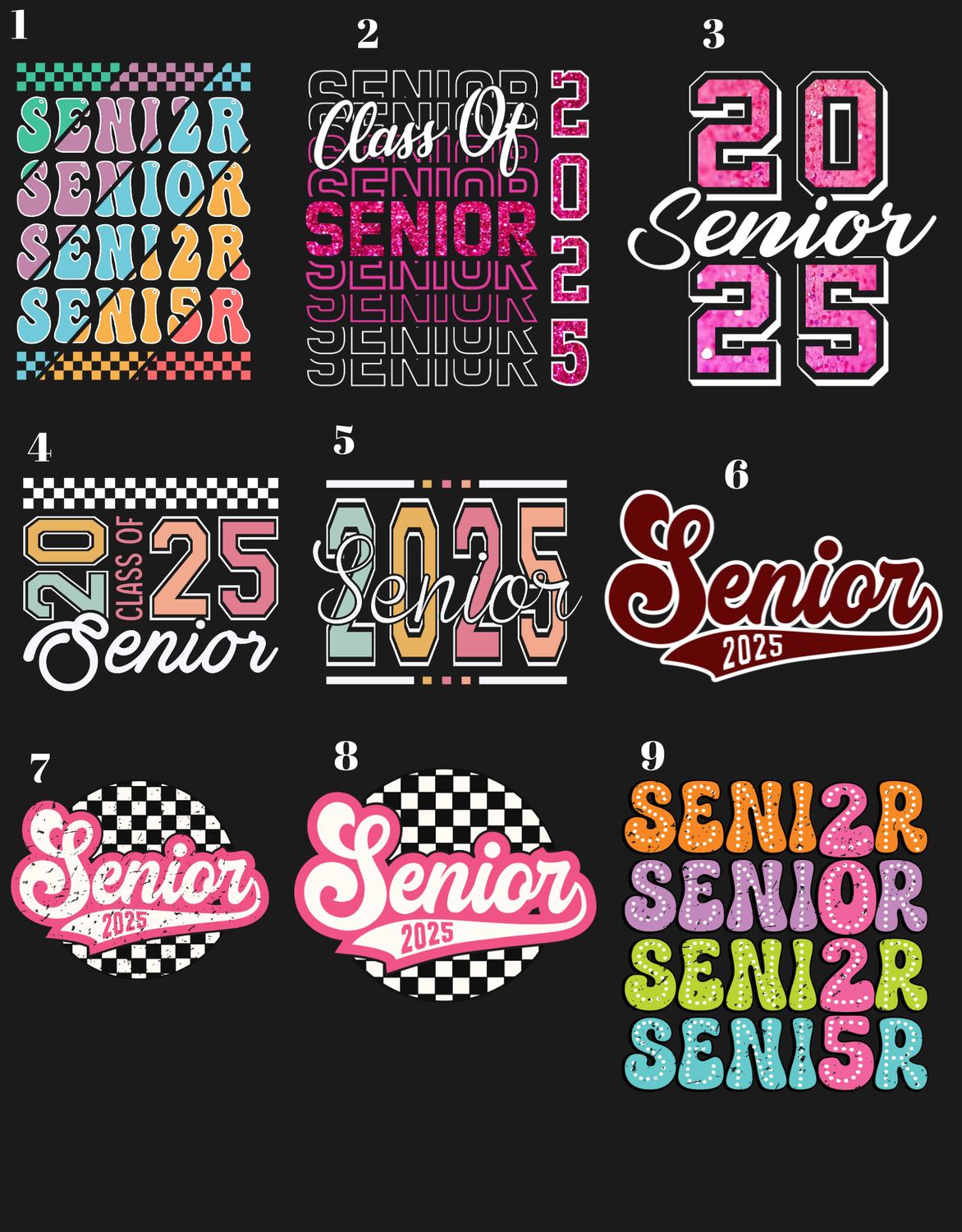 Senior 2025 sets