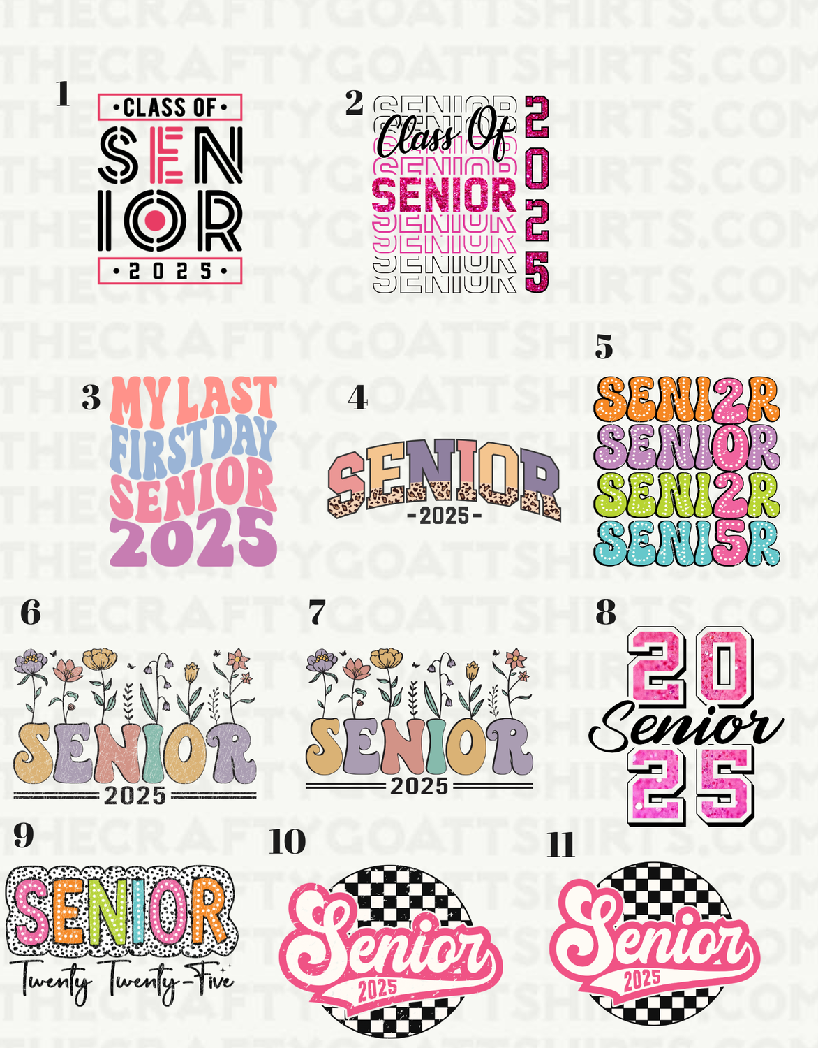 Senior 2025 sets