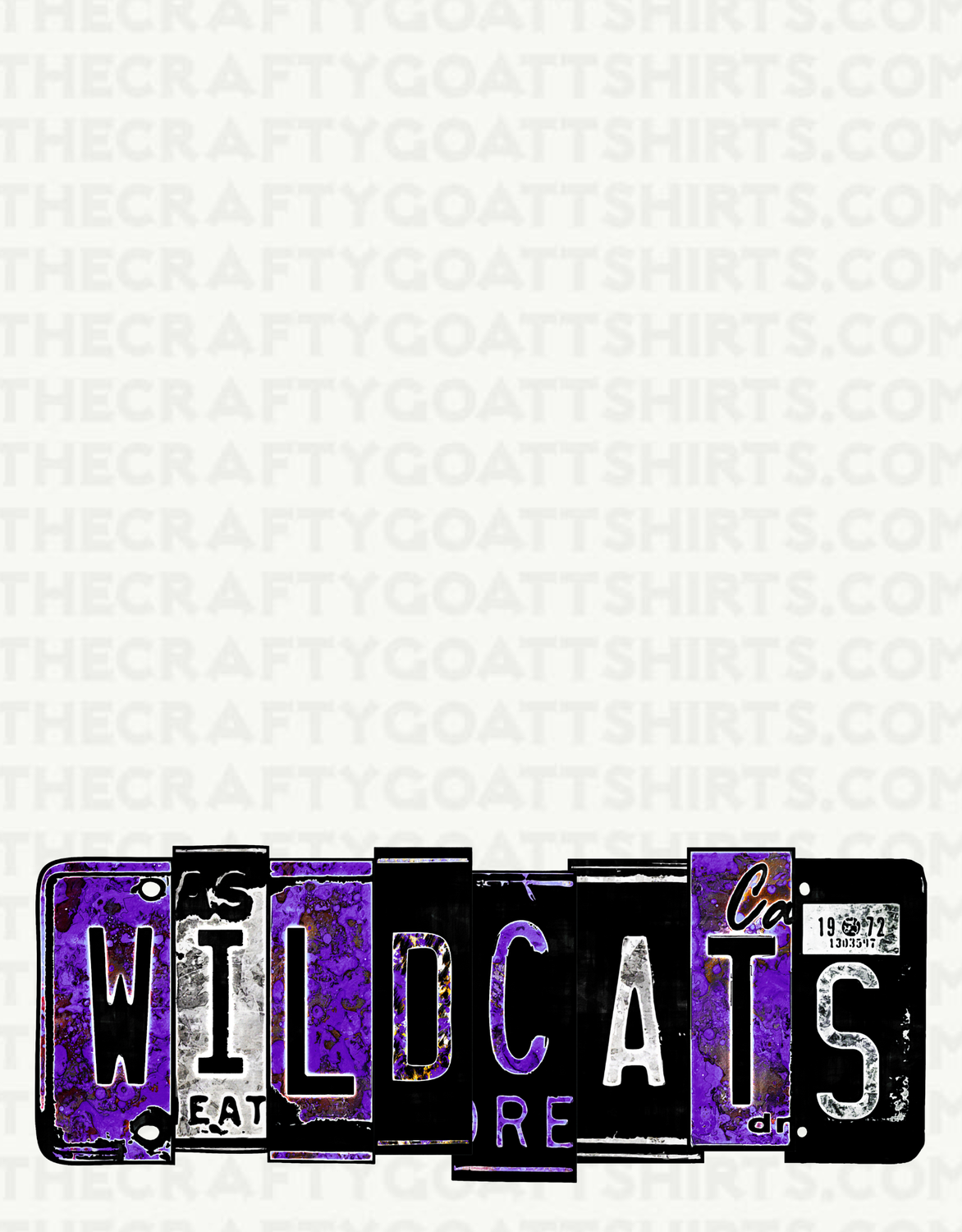 Wildcats License Plates