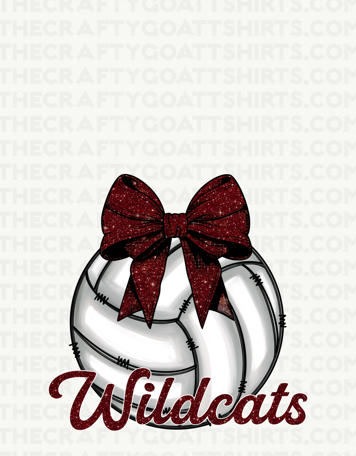 Volleyball with bow