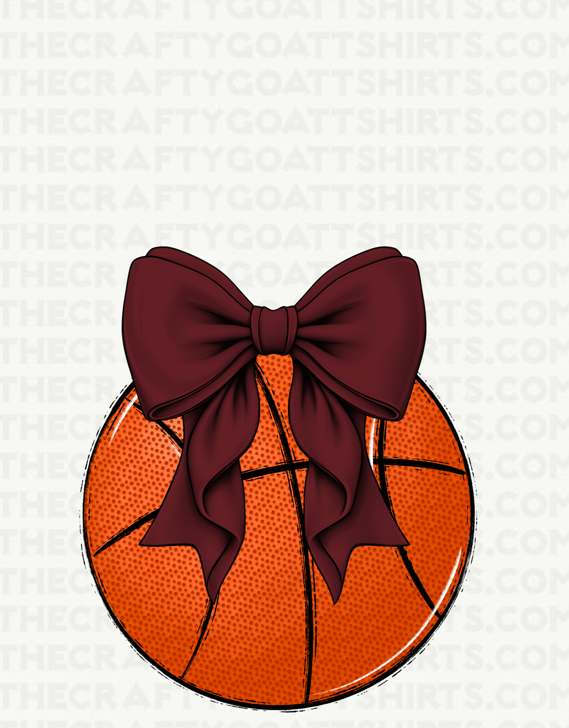 Basketball with bow