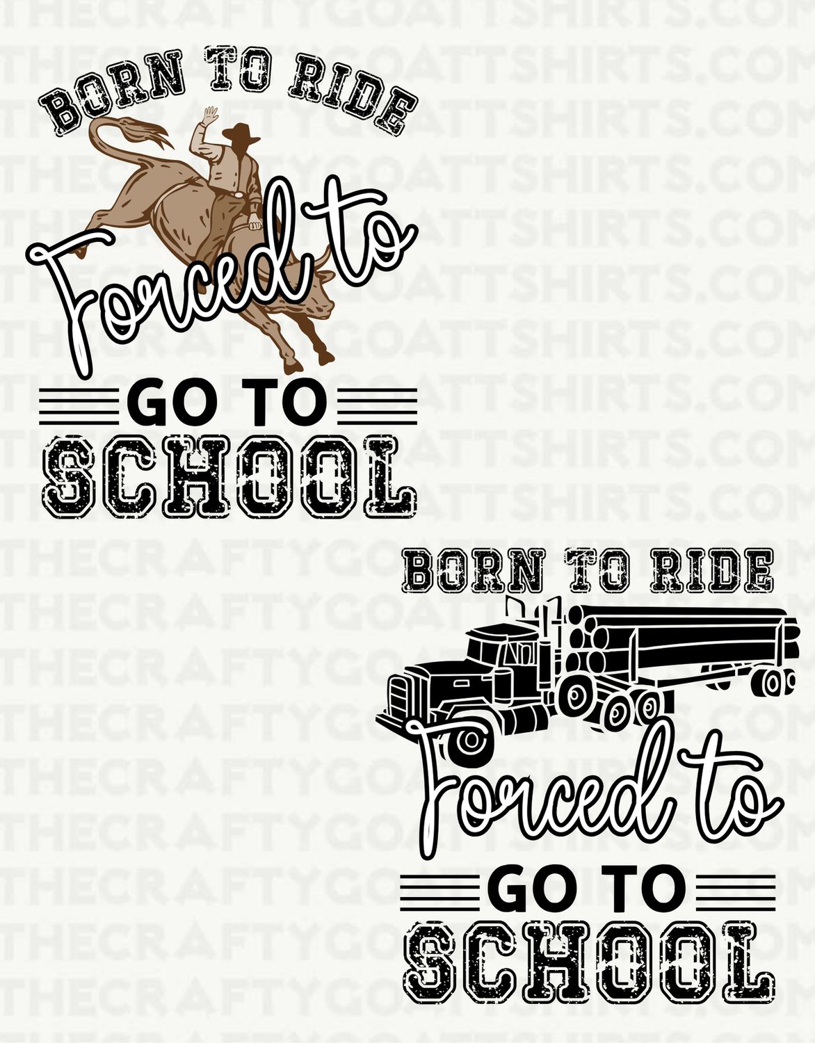 Born to Ride- Forced to go to school
