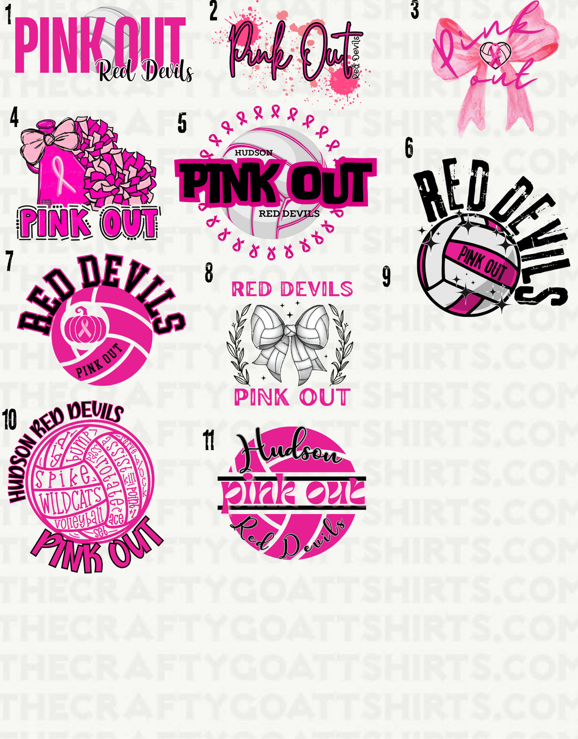 Pink Out-Hudson Red Devils