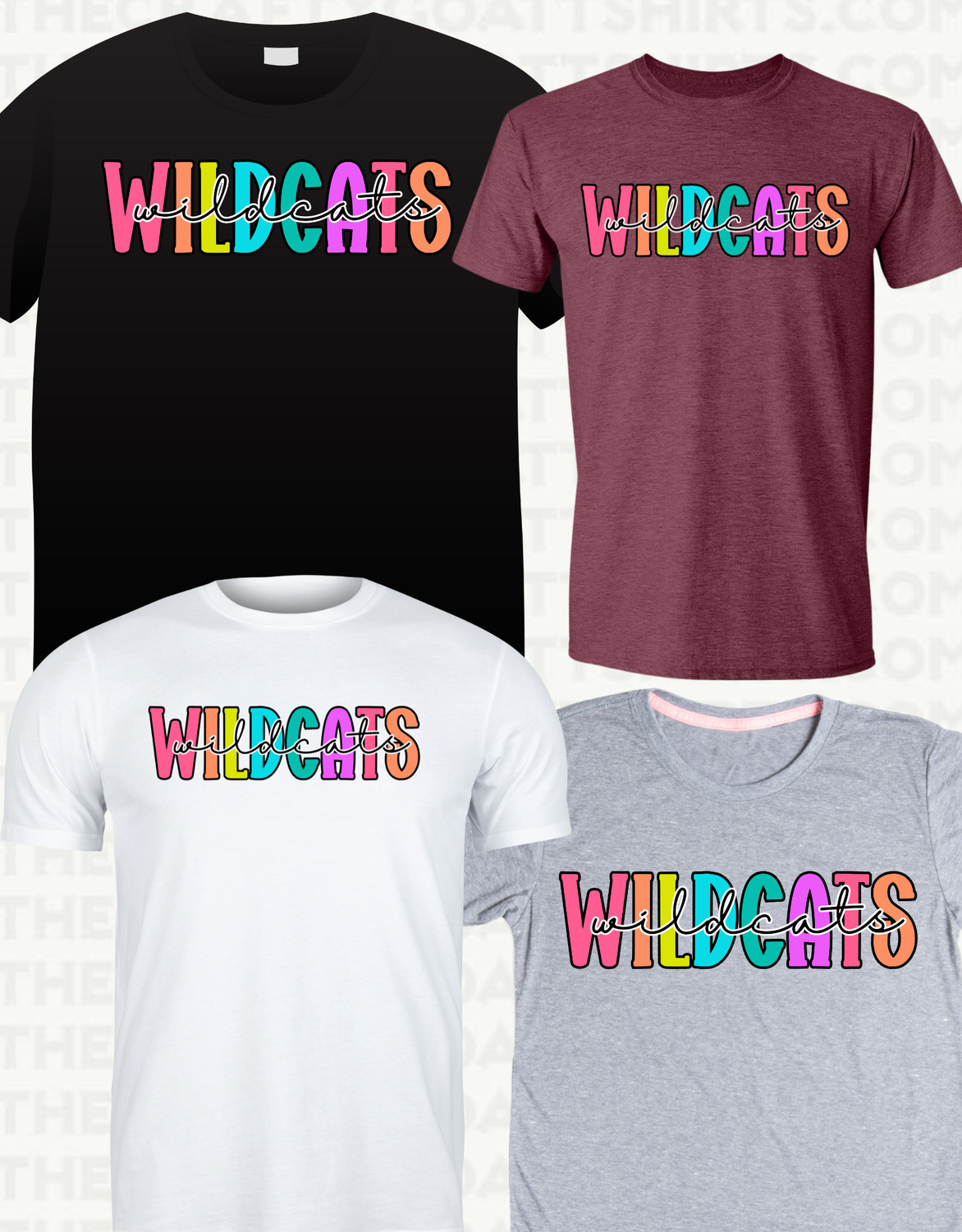 Colorful Wildcats