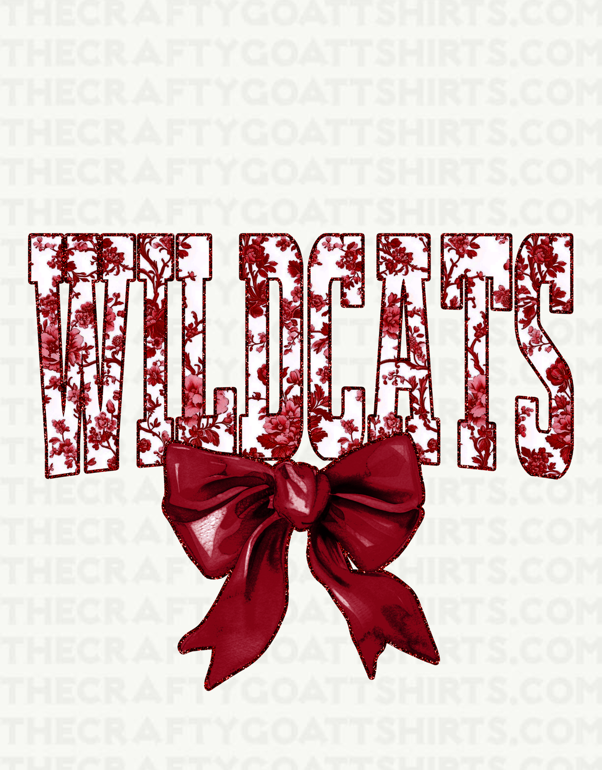 Wildcats Floral with bow