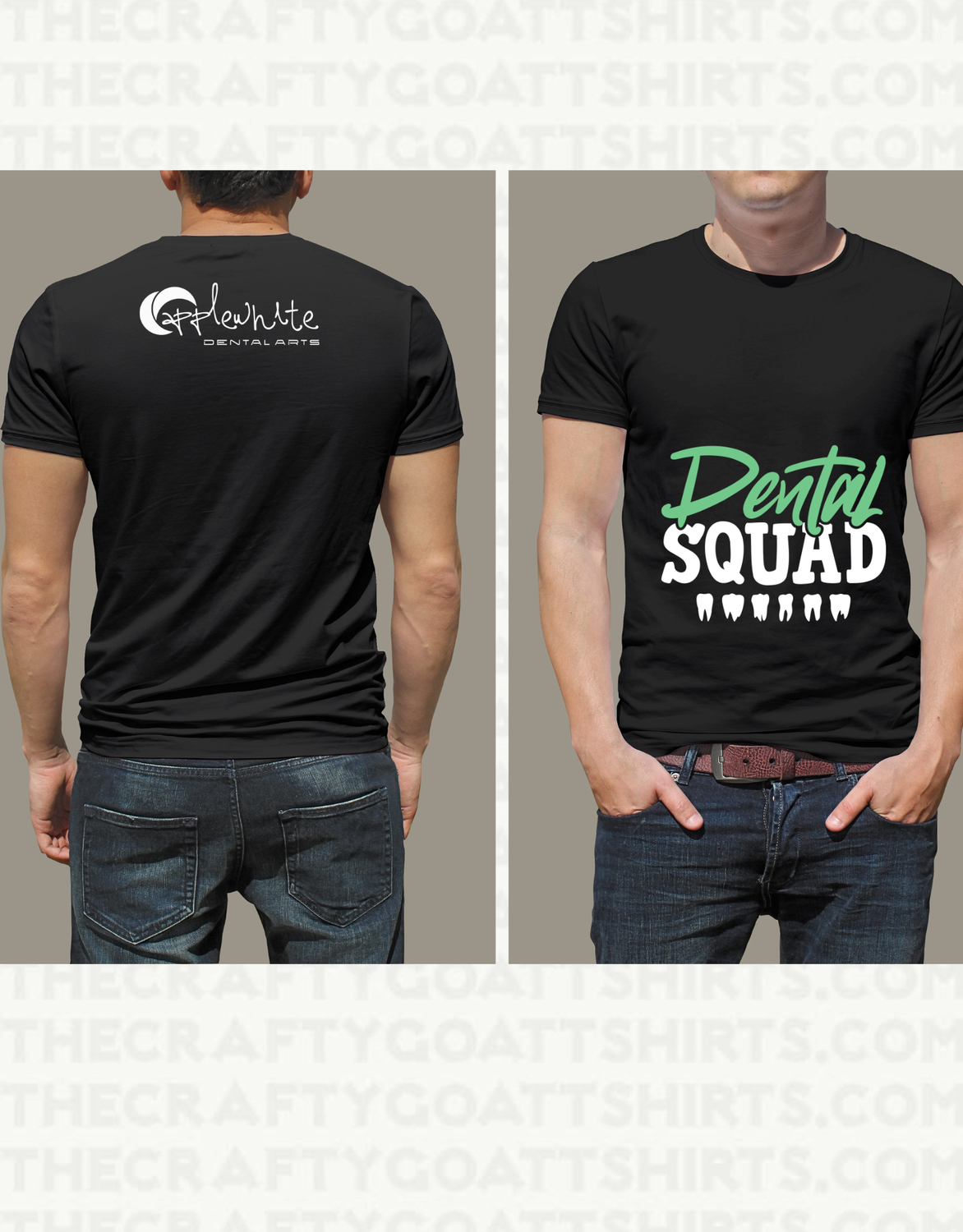 Dental Squad- Affordable Smiles/ Applewhite- front and back