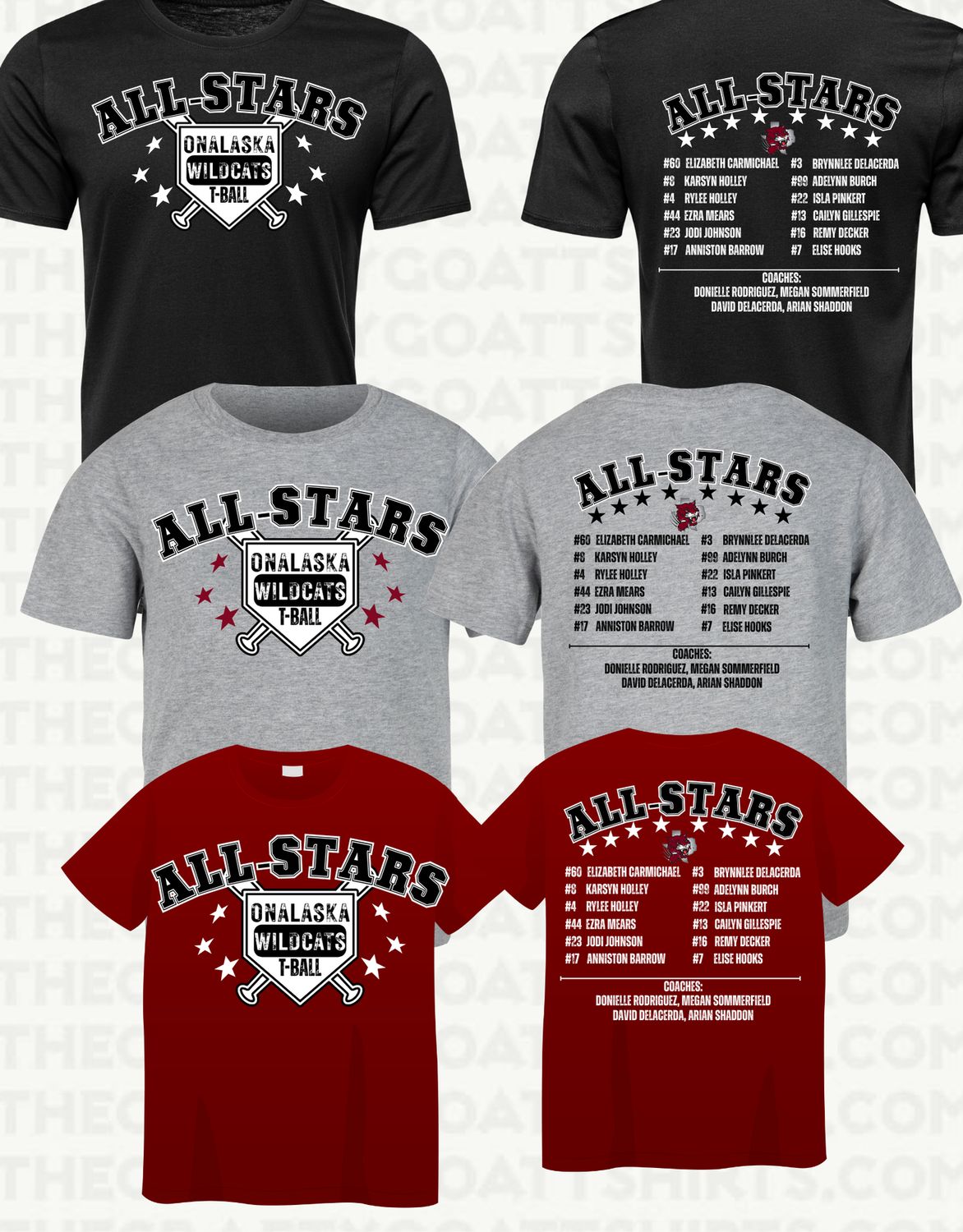 Onalaska All-Stars Tball or 6U softball