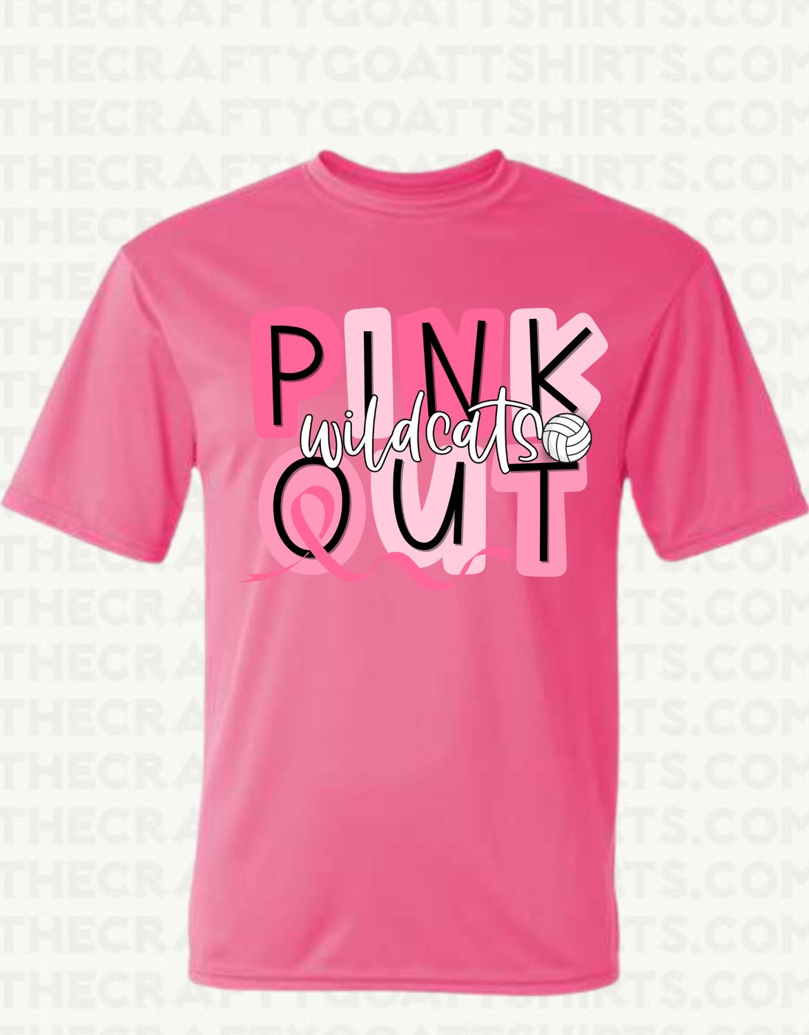Wildcats PINK OUT-Short Sleeve Dri-Fit (pre-order) Closes Oct 1st