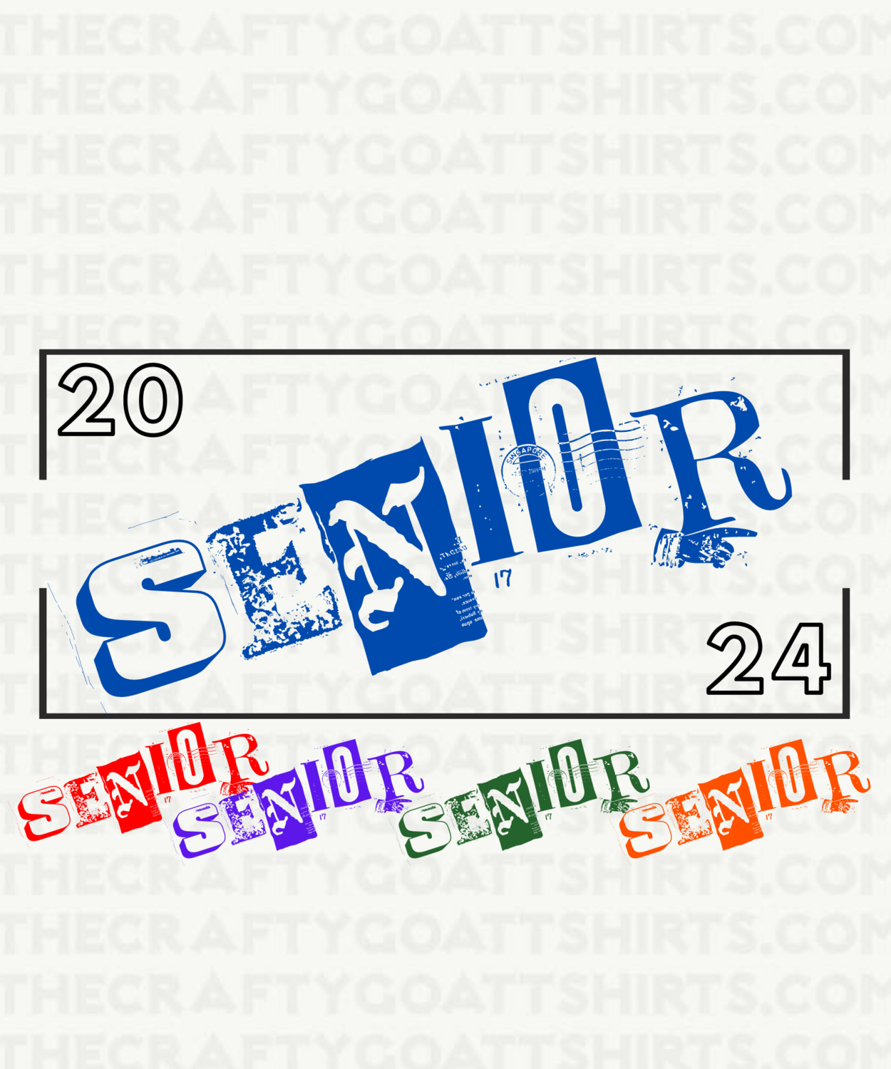 Senior Stamps-year will change to your year