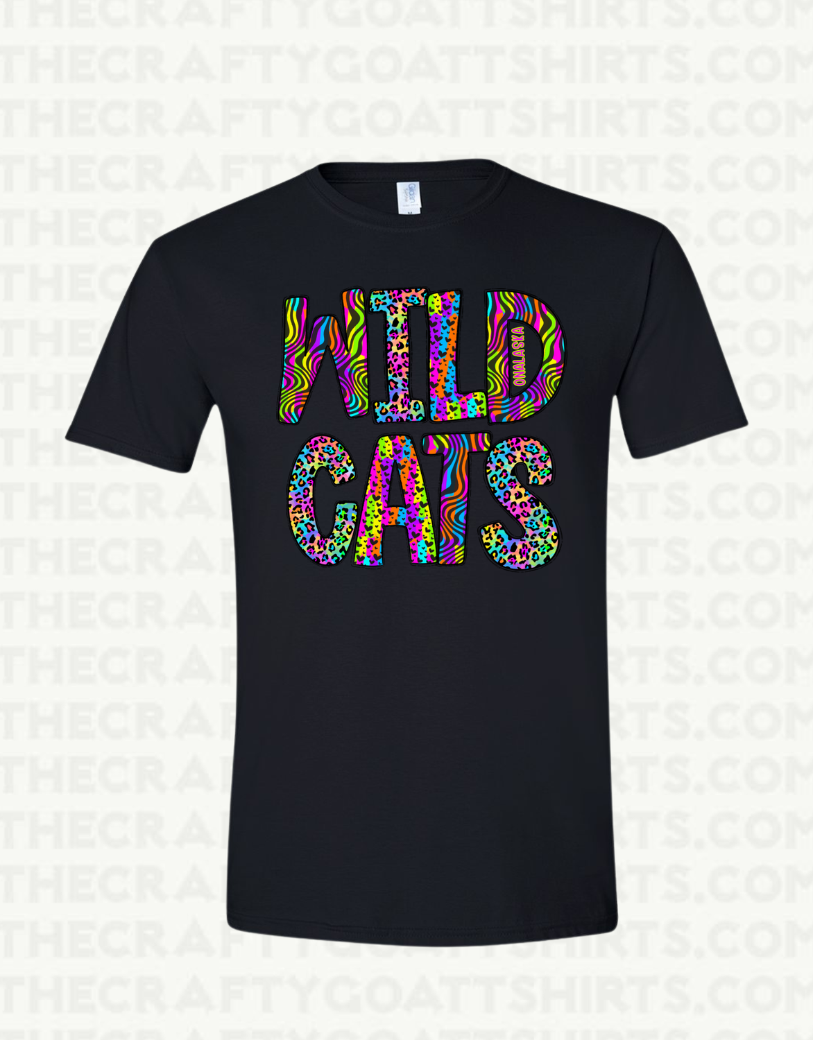 90's Neon Onalaska Wildcats