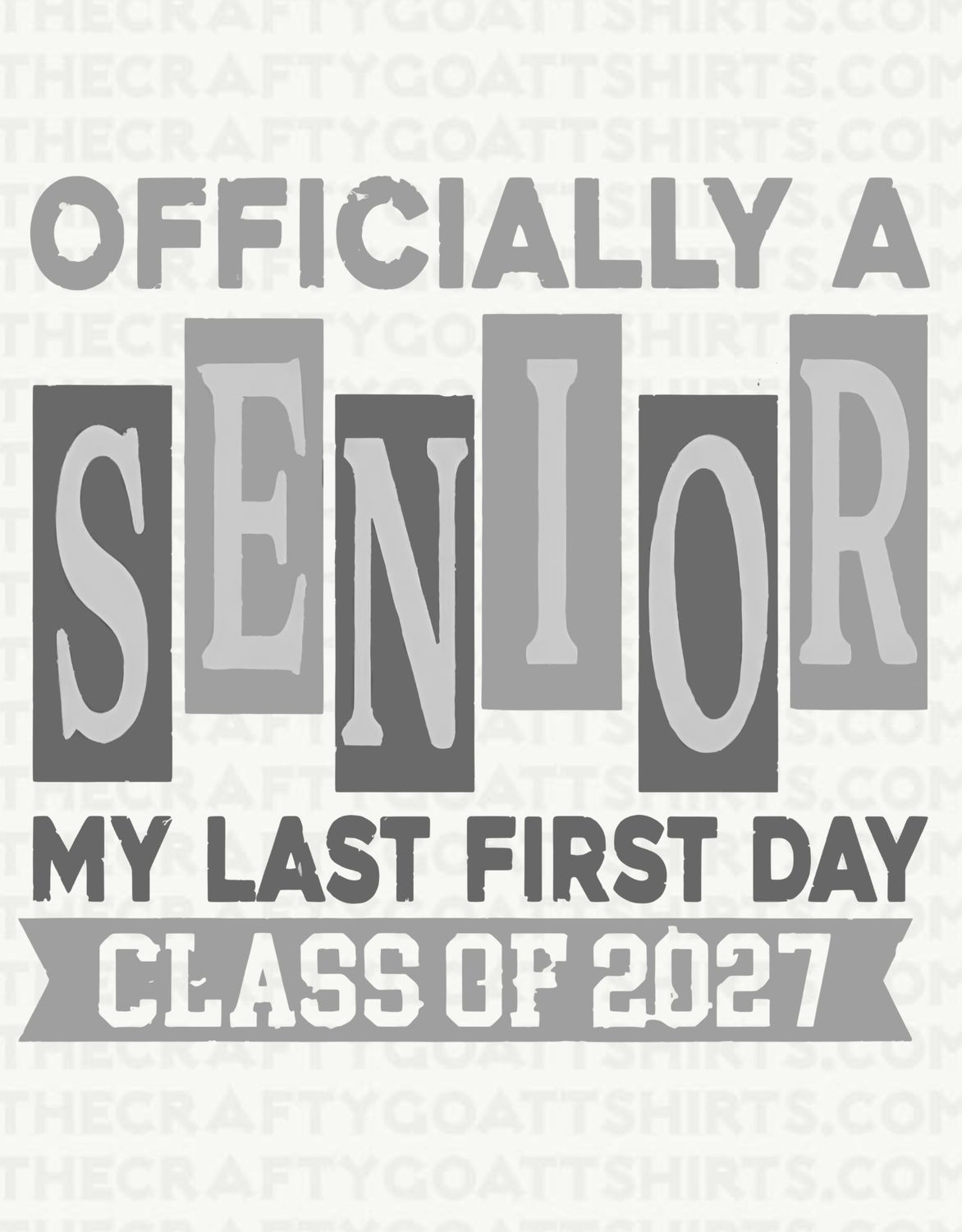 Officially a Senior