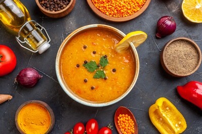 Cassava &amp; Lentil Soup
