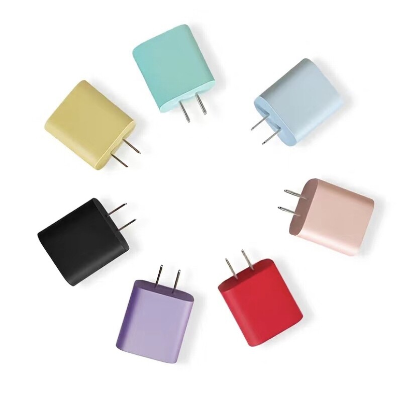 New Macaron Color Fast Charging Head USB Charger Type C For IPhone Ipad Phone