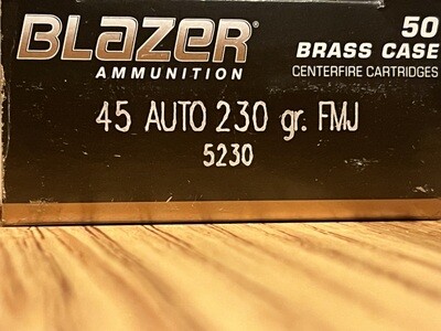 CCI Blazer 45 Auto (50 rounds) FMJ