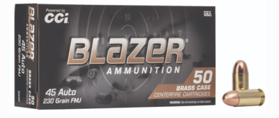 CCI Blazer 45 Auto (50 rounds) FMJ
