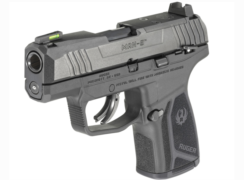 RUGER MAX-9 OPTICS READY 9MM 3.2&#39;&#39; 10-RD PISTOL
