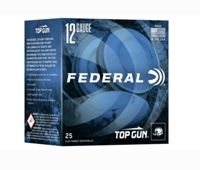 FEDERAL TOP GUN SPORTING 12 GA 2.75&#39;&#39; 1-8