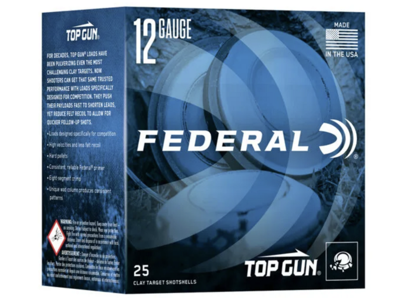 FEDERAL TOP GUN SPORTING 12 GA 2.75'' 1-8