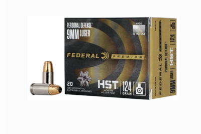 FEDERAL PREMIUM HST 9MM 124 GRAIN HST JHP
