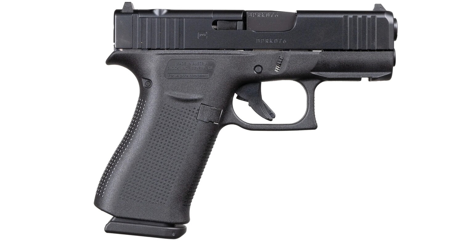GLOCK 43X MOS 9MM 3.41&#39;&#39; 10-RD PISTOL