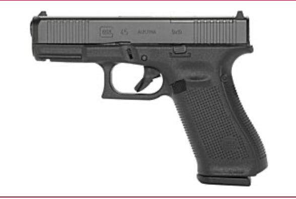 GLOCK 45 MOS 9MM FIXED SIGHT 10-SHOT W/FRONT SERRATIONS