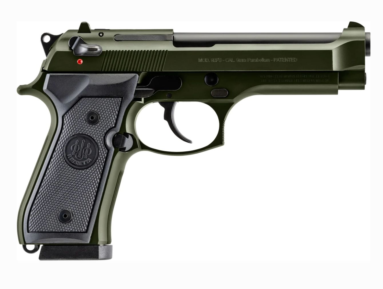BERETTA 92FS ODG 9MM 5.1&quot; 10-RD SEMI-AUTO PISTOL