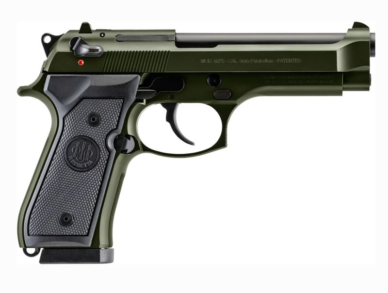 BERETTA 92FS ODG 9MM 5.1&quot; 10-RD SEMI-AUTO PISTOL