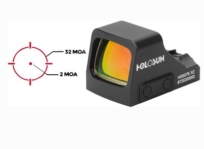 HOLOSUN 507K X2 RED DOT REFLEX SIGHT