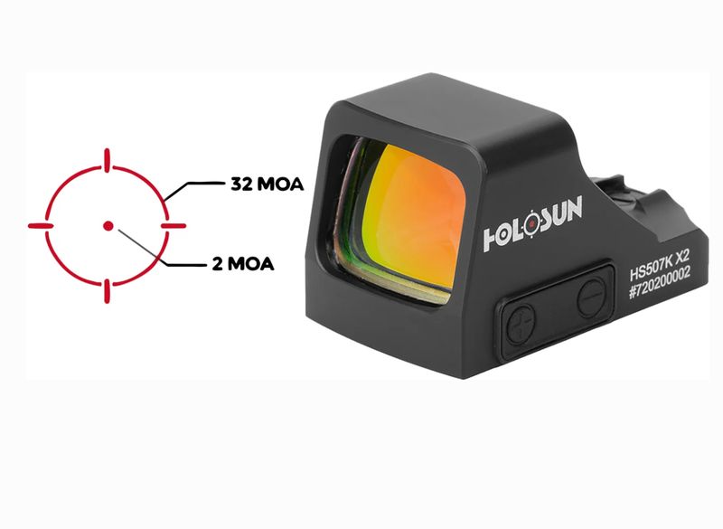 HOLOSUN 507K X2 RED DOT REFLEX SIGHT