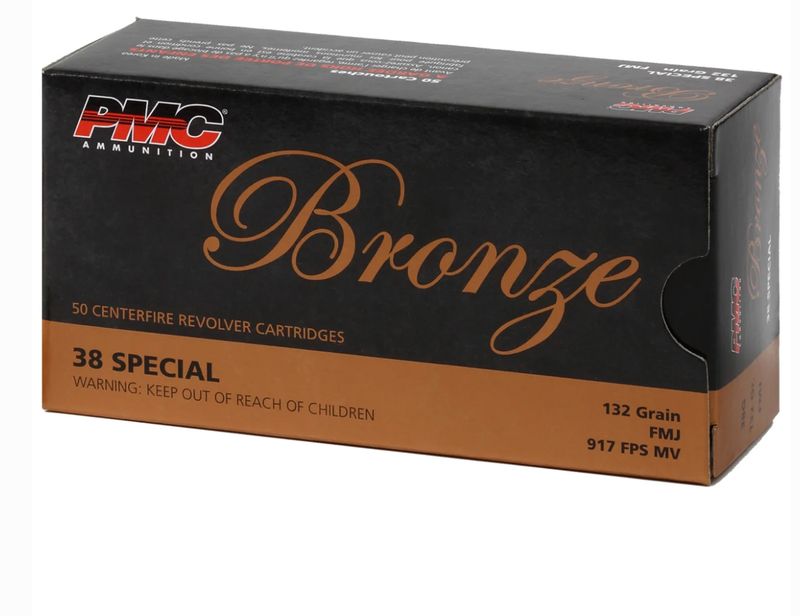 PMC BRONZE 38 SPL 132GR FMJ