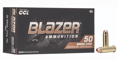 CCI BLAZER BRASS 38 SPL 125GR FMJ