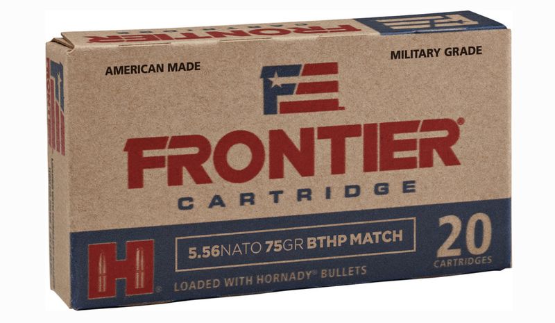 HORNADY FRONTIER 5.56 75GR BTHP