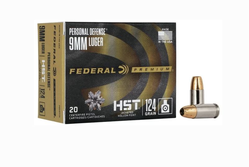 FEDERAL PREMIUM HST 9MM 124 GRAIN HST JHP