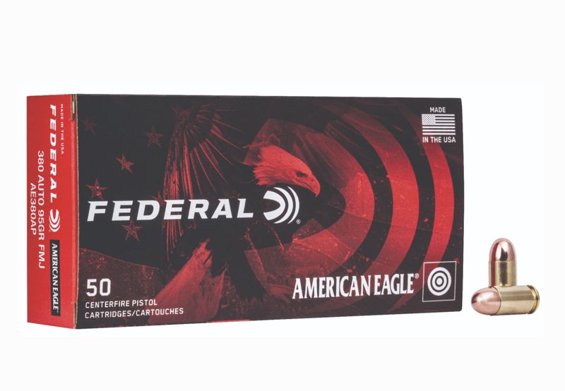 FEDERAL AMERICAN EAGLE 380 95GR FMJ
