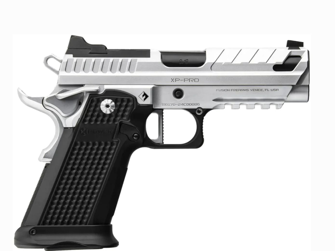 FUSION FIREARMS XP PRO CHROME 9MM 4" 10-RD SEMI-AUTO PISTOL