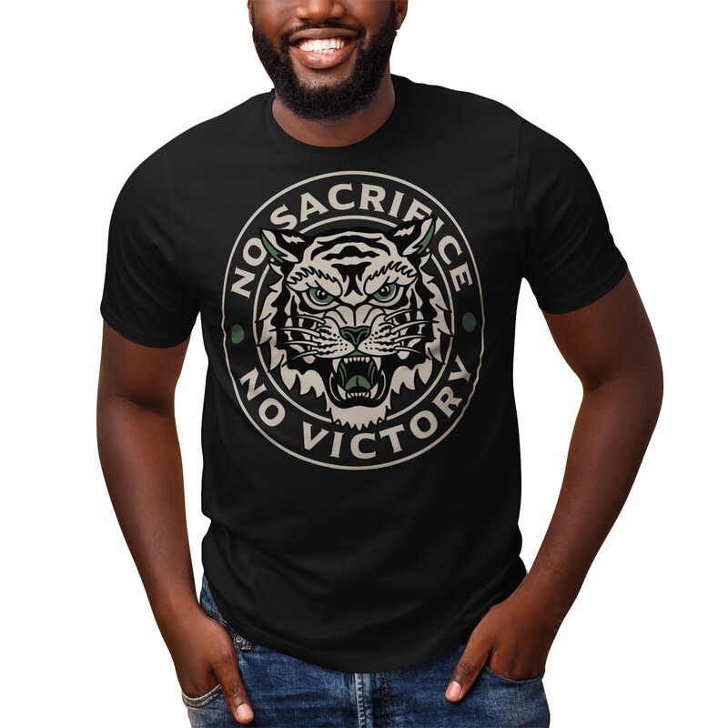 Men&#39;s Black T-shirt Cotton Short Sleeve