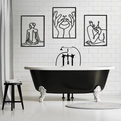 Female Silhouette Wall Art