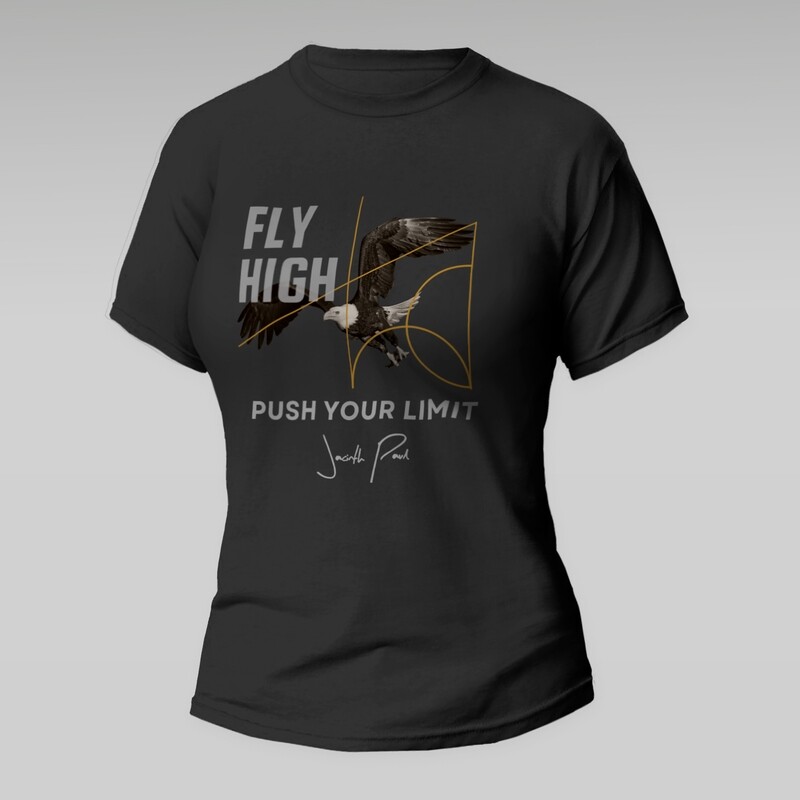 Fly High | Unisex Regular Fit Round Neck Half Sleeved T-Shirt
