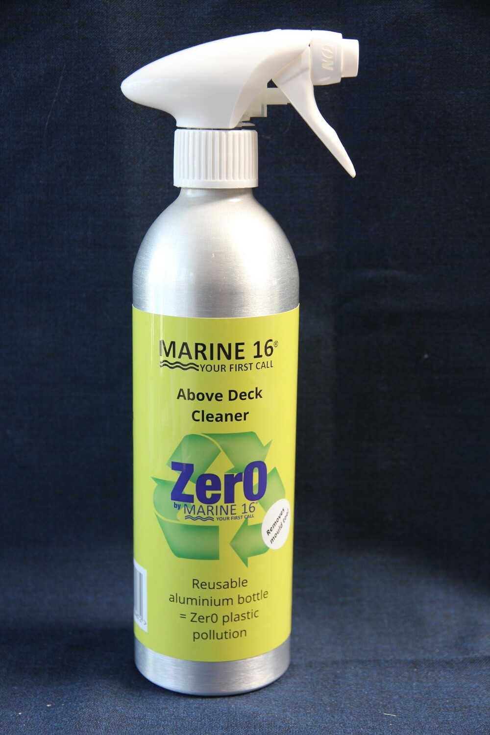 Maritieme ZERO afval-ZERO pollutie-reinigingsproducten in een toonbankset