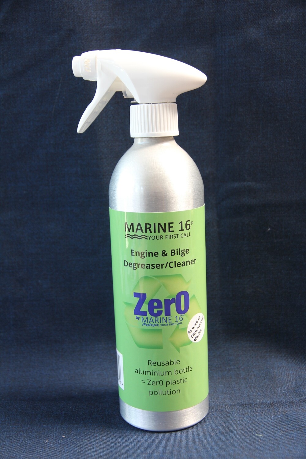 Maritieme ZERO afval-ZERO pollutie-reinigingsproducten in een toonbankset
