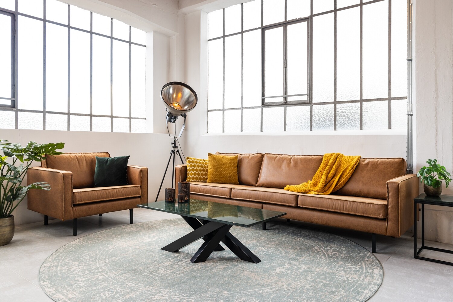 Salontafel - Ceres, Tafelblad: Verde Guatemala - Marmer