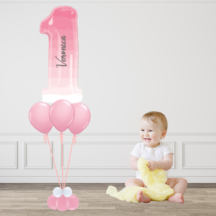1 Jaar verjaardagsballon Zwevend
