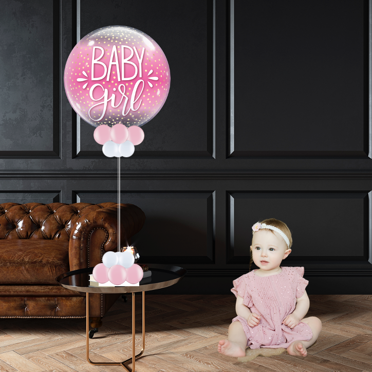 Bubble Balloon™ Statief "Baby Girl"