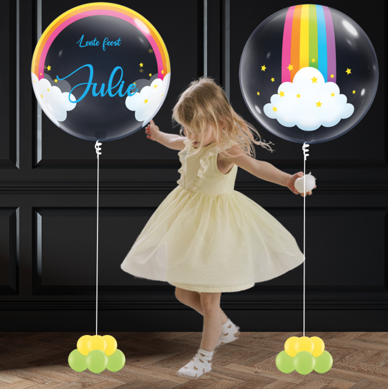 Bubble Balloon™ zwevend REGENBOOG