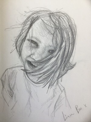 Schets Portret Bo