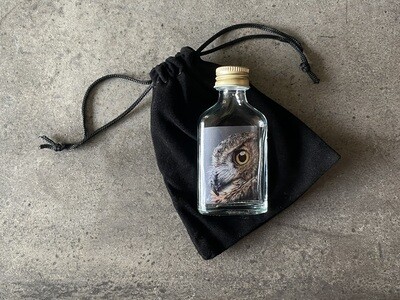 Koesterflesje met de wijsheid van de uil