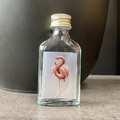 Koesterflesje met de wijsheid van de flamingo